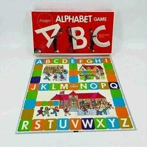 Vintage 1972 Scrabble Alphabet ABC Boardgame #15